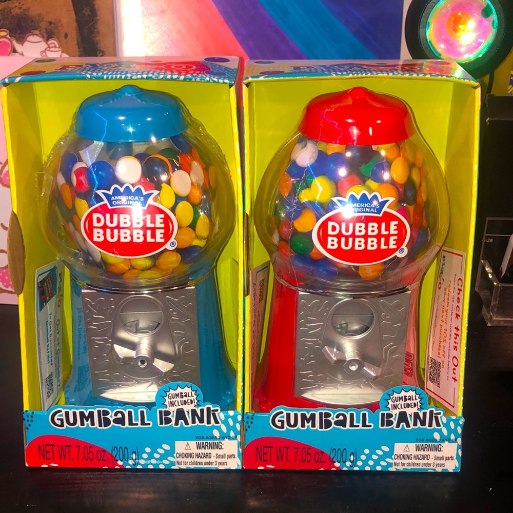 2 Playo Dubble Bubble Gumball Bank Machines